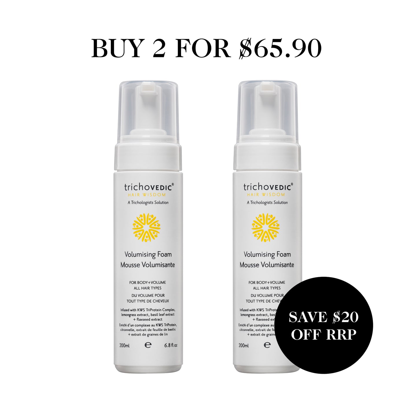 Volumising Foam for Oily Hair