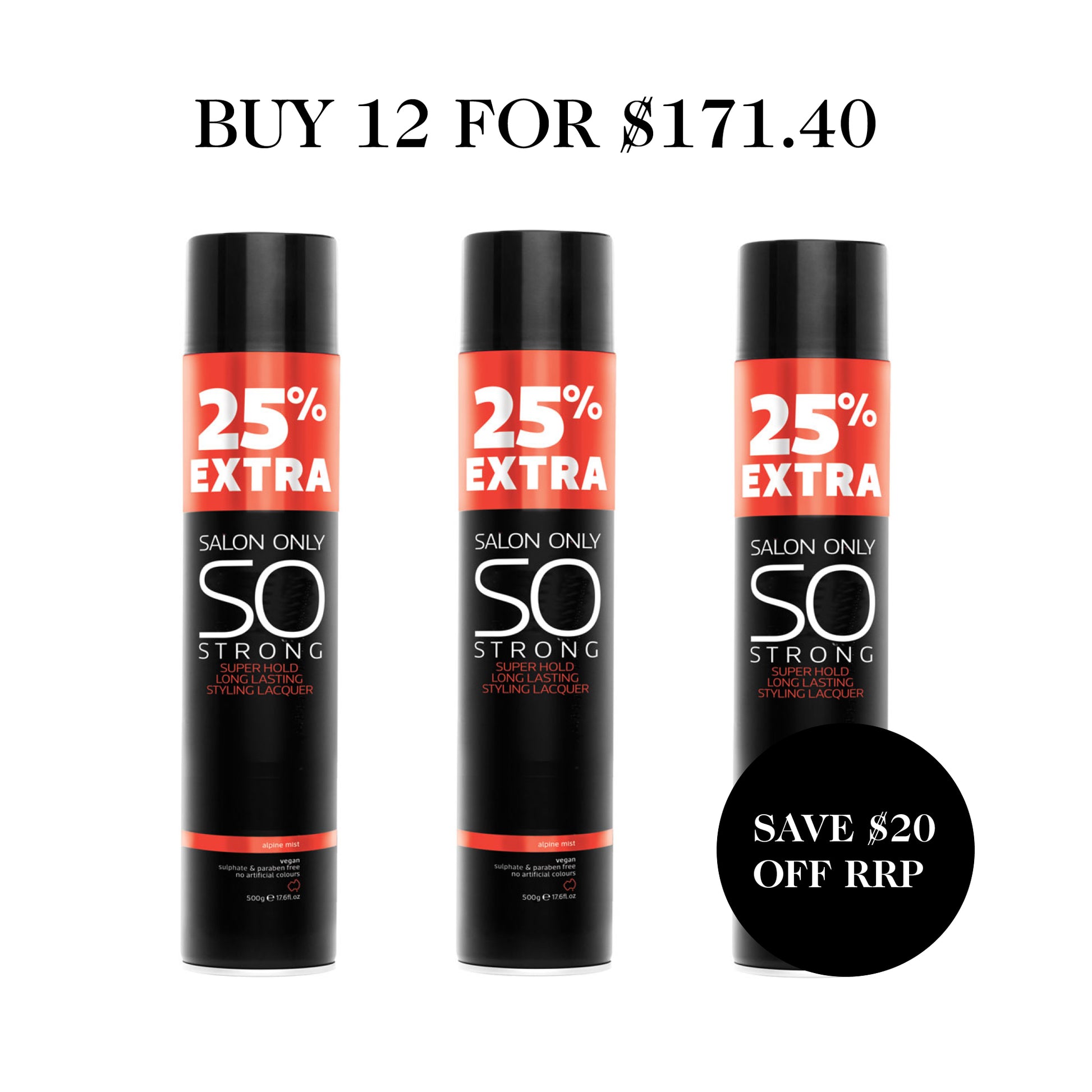 Strong Hold Hairspray Anti-Frizz